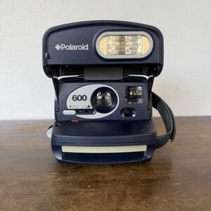 Polaroid Blue One Step 600 Autofocus Instant Film Camera Untested